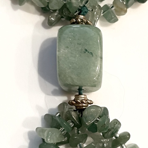 BOGO >Local Artist Natural Aventurine Necklace *MINT - Picture 3 of 5